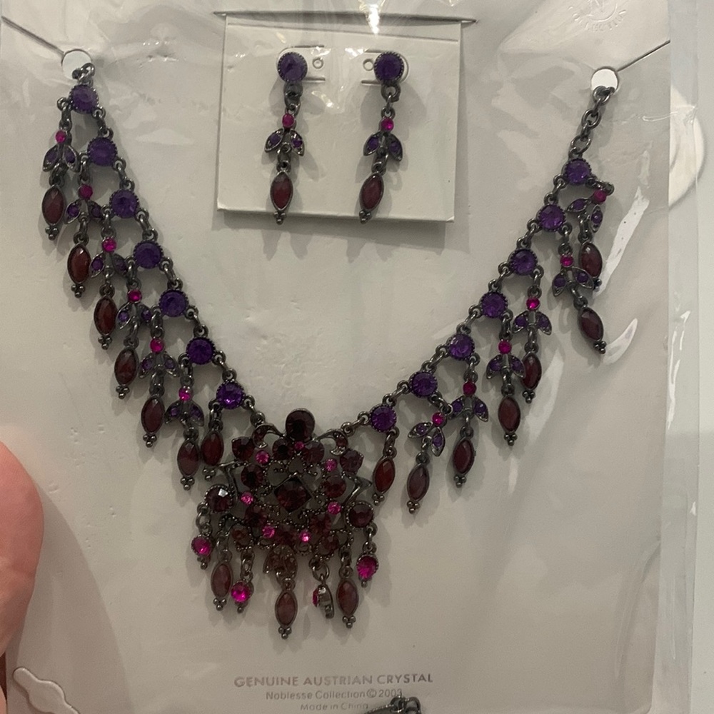 Austrian Crystal Necklace Set